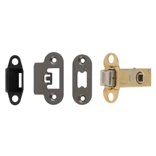 TLS5025MBRZ&sol;R  - Carlisle Brass Easi-T Heavy Duty 64mm Tubular Latch &lpar;Radius Corners&rpar; Matt Bronze