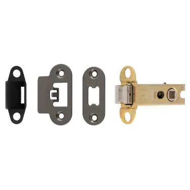 Click Here To Enlarge This Photo Of TLS5030MBRZ&sol;R  - Carlisle Brass Easi-T Heavy Duty 76mm Tubular Latch &lpar;Radius Corners&rpar; Matt Bronze