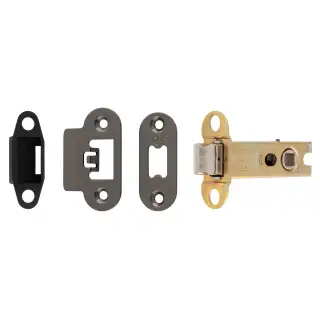 TLS5030MBRZ&sol;R  - Carlisle Brass Easi-T Heavy Duty 76mm Tubular Latch &lpar;Radius Corners&rpar; Matt Bronze