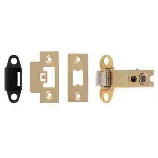 TLS5030SB  - Carlisle Brass Easi-T Heavy Duty 76mm Tubular Latch &lpar;Square Corners&rpar; Satin Brass