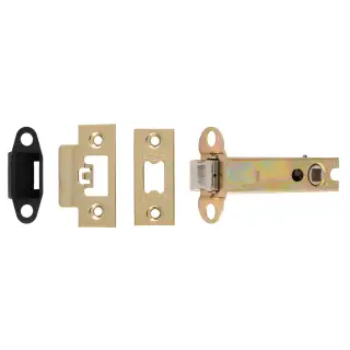 TLS5040PVD  - Carlisle Brass Easi-T Heavy Duty 102mm Tubular Latch &lpar;Square Corners&rpar; Stainless Brass