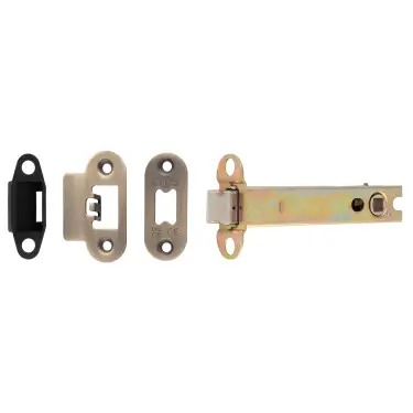 Click Here To Enlarge This Photo Of TLS5050AB&sol;R  - Carlisle Brass Easi-T Heavy Duty 127mm Tubular Latch &lpar;Radius Corners&rpar; Antique Brass