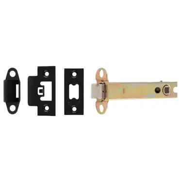 Click Here To Enlarge This Photo Of TLS5050MB  - Carlisle Brass Easi-T Heavy Duty 127mm Tubular Latch &lpar;Square Corners&rpar; Matt Black