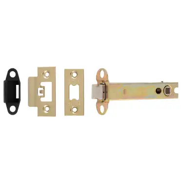 Click Here To Enlarge This Photo Of TLS5050PVD  - Carlisle Brass Easi-T Heavy Duty 127mm Tubular Latch &lpar;Square Corners&rpar; Stainless Brass