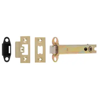 TLS5050PVD  - Carlisle Brass Easi-T Heavy Duty 127mm Tubular Latch &lpar;Square Corners&rpar; Stainless Brass