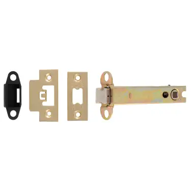 Click Here To Enlarge This Photo Of TLS5050SB  - Carlisle Brass Easi-T Heavy Duty 127mm Tubular Latch &lpar;Square Corners&rpar; Satin Brass