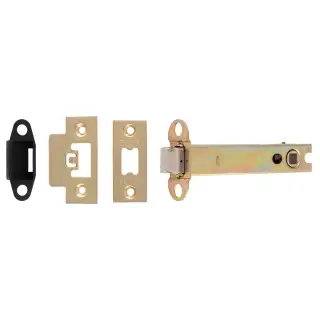 TLS5050SB  - Carlisle Brass Easi-T Heavy Duty 127mm Tubular Latch &lpar;Square Corners&rpar; Satin Brass
