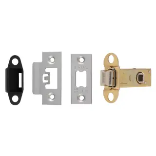 TLS5025BSS  - Carlisle Brass Easi-T Heavy Duty 64mm Tubular Latch &lpar;Square Corners&rpar; Bright Stainless Steel