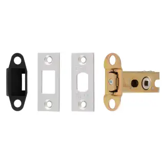 TLD5025BSS  - Carlisle Brass Easi-T Heavy Duty 64mm Tubular Deadbolt with 5mm Follower &lpar;Square Corners&rpar; Bright Stainless Steel