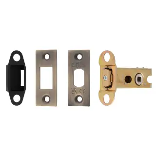 TLD5025AB  - Carlisle Brass Easi-T Heavy Duty 64mm Tubular Deadbolt with 5mm Follower &lpar;Square Corners&rpar; Antique Brass