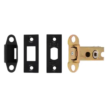 Click Here To Enlarge This Photo Of TLD5025MB  - Carlisle Brass Easi-T Heavy Duty 64mm Tubular Deadbolt with 5mm Follower &lpar;Square Corners&rpar; Matt Black