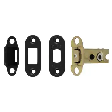 Click Here To Enlarge This Photo Of TLD5025MB&sol;R  - Carlisle Brass Easi-T Heavy Duty 64mm Tubular Deadbolt with 5mm Follower &lpar;Radius Corners&rpar; Matt Black