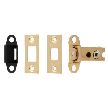 Click Here To Enlarge This Photo Of TLD5025SB  - Carlisle Brass Easi-T Heavy Duty 64mm Tubular Deadbolt with 5mm Follower &lpar;Square Corners&rpar; Satin Brass