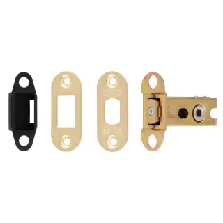 TLD5025SB&sol;R  - Carlisle Brass Easi-T Heavy Duty 64mm Tubular Deadbolt with 5mm Follower &lpar;Radius Corners&rpar; Satin Brass