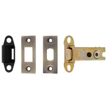 Click Here To Enlarge This Photo Of TLD5030AB  - Carlisle Brass Easi-T Heavy Duty 76mm Tubular Deadbolt with 5mm Follower &lpar;Square Corners&rpar; Antique Brass