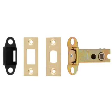 Click Here To Enlarge This Photo Of TLD5830SB  - Carlisle Brass Easi-T Heavy Duty 76mm Tubular Deadbolt with 8mm Follower &lpar;Square Corners&rpar; Satin Brass