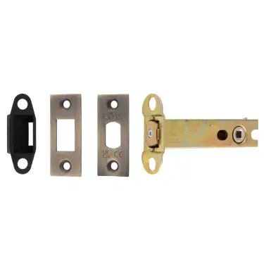 Click Here To Enlarge This Photo Of TLD5040AB  - Carlisle Brass Easi-T Heavy Duty 102mm Tubular Deadbolt with 5mm Follower &lpar;Square Corners&rpar; Antique Brass