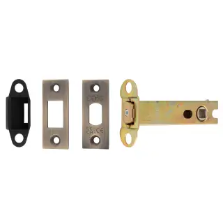 TLD5840AB  - Carlisle Brass Easi-T Heavy Duty 102mm Tubular Deadbolt with 8mm Follower &lpar;Square Corners&rpar; Antique Brass