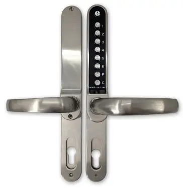 Click Here To Enlarge This Photo Of BORG Locks BL6100 ECP SS Heavy Duty Narrow Stile Lever Operated Digital Lock with Free Passage Mode & Easicode Pro Coding Chamber &lpar;suitable for use with 92mm Multipoint Locks&rpar; - Stainless Steel