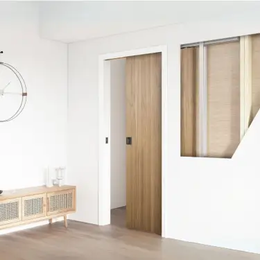 Click Here To Enlarge This Photo Of JVPDK Frelan Hardware Jedo Single Pocket Door Kit with Soft Close&sol;Open