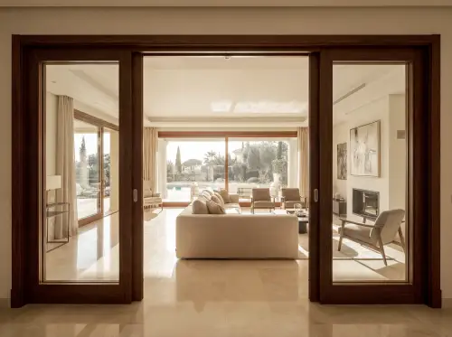 Click Here To Enlarge This Photo Of JVPDKD Frelan Hardware Jedo Double Pocket Door Kit with Soft Close&sol;Open