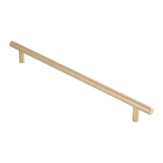 FTD445FSB - Carlisle Brass Fingertip Design 12mm Steel T-Bar Handle &lpar;288mm c&sol;c&rpar; 348mm Satin Brass