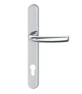 Click Here To Enlarge This Photo Of AR7550 HOPPE 92mm UPVC Lever Door Handles on Narrow Backplate &lpar;215mm c&sol;c&rpar; - Polished Chrome &lpar;50021315&rpar;