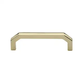 C3465 101-PB Heritage Brass Hex Angular Pull Polished Brass finish