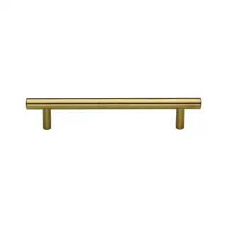C0364 128-PB M&period;Marcus Heritage Brass Cabinet Pull Modern Design 128mm Polished Brass finish