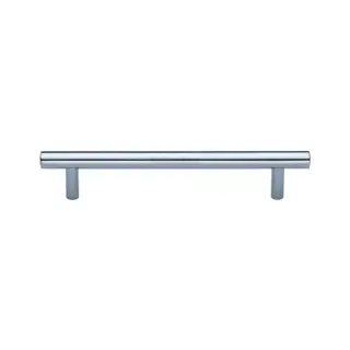 C0364 128-PC M&period;Marcus Heritage Brass Cabinet Pull Modern Design 128mm Polished Chrome finish