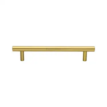 Click Here To Enlarge This Photo Of C0364 128-SB M&period;Marcus Heritage Brass Cabinet Pull Modern Design 128mm Satin Brass finish