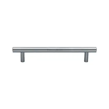 Click Here To Enlarge This Photo Of C0364 128-SC M&period;Marcus Heritage Brass Cabinet Pull Modern Design 128mm Satin Chrome finish