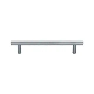 C0364 128-SC M&period;Marcus Heritage Brass Cabinet Pull Modern Design 128mm Satin Chrome finish
