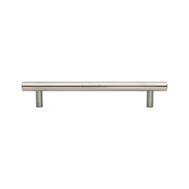 Click Here To Enlarge This Photo Of C0364 128-SN M&period;Marcus Heritage Brass Cabinet Pull Modern Design 128mm Satin Nickel finish