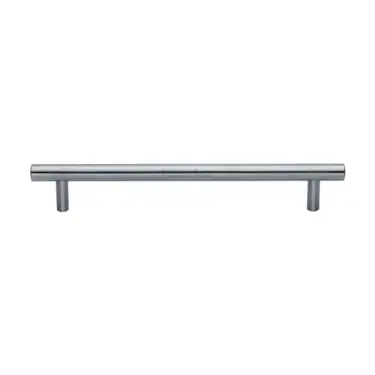 Click Here To Enlarge This Photo Of C0364 160-SC M&period;Marcus Heritage Brass Cabinet Pull Modern Design 160mm Satin Chrome finish