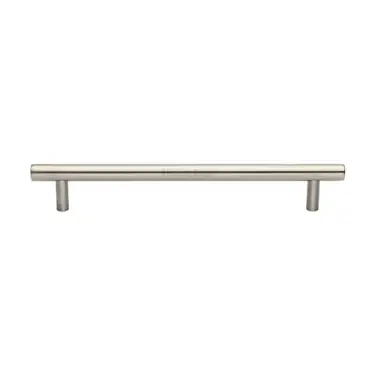 Click Here To Enlarge This Photo Of C0364 160-SN M&period;Marcus Heritage Brass Cabinet Pull Modern Design 160mm Satin Nickel finish