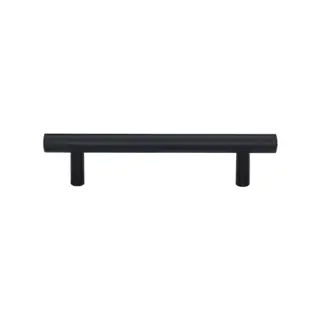C0364 96-BKMT M&period;Marcus Heritage Brass Cabinet Pull Modern Design 96mm Matt Black finish