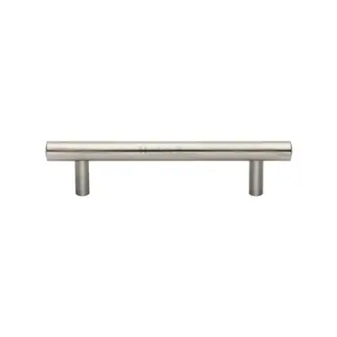 Click Here To Enlarge This Photo Of C0364 96-SN M&period;Marcus Heritage Brass Cabinet Pull Modern Design 96mm Satin Nickel finish