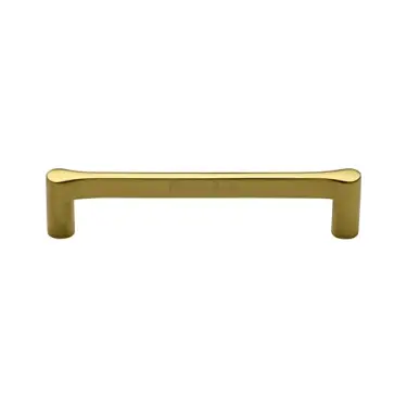 Click Here To Enlarge This Photo Of C3346 128-PB M&period;Marcus Heritage Brass Cabinet Pull Gio Design 128mm Polished Brass finish
