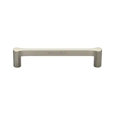 Click Here To Enlarge This Photo Of C3346 128-SN M&period;Marcus Heritage Brass Cabinet Pull Gio Design 128mm Satin Nickel finish