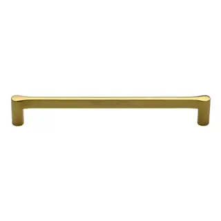 C3346 192-PB M&period;Marcus Heritage Brass Cabinet Pull Gio Design 192mm Polished Brass finish