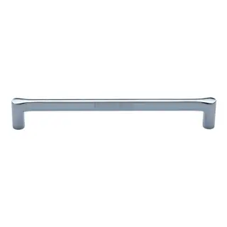 C3346 192-PC M&period;Marcus Heritage Brass Cabinet Pull Gio Design 192mm Polished Chrome finish