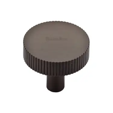 Click Here To Enlarge This Photo Of C3887 32-MB M&period;Marcus Heritage Brass Cabinet Knob Linear Disc Design 32mm Matt Bronze finish