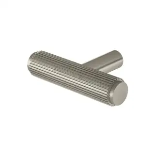 C4443-SN M&period;Marcus Heritage Brass Cabinet Knob Linear T-Bar Design 45mm Satin Nickel finish