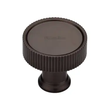 Click Here To Enlarge This Photo Of C4660 32-MB M&period;Marcus Heritage Brass Cabinet Knob Florence Linear Design 32mm Matt Bronze finish