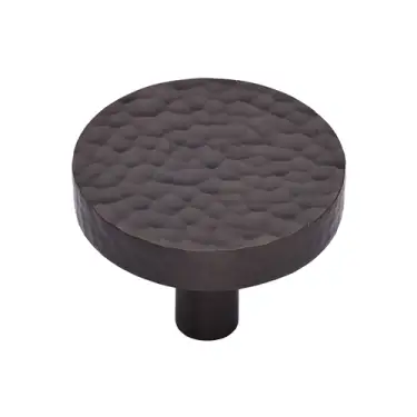 Click Here To Enlarge This Photo Of HAM3880 38-MB M&period;Marcus Heritage Brass Hammered Disc Cabinet Knob 38mm Matt Bronze finish