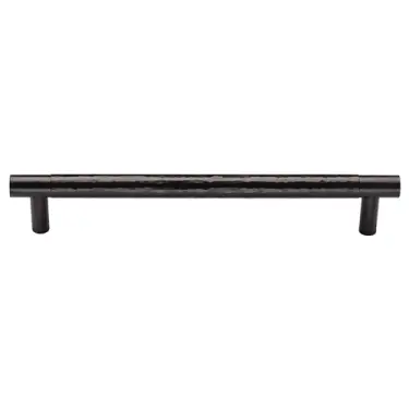 Click Here To Enlarge This Photo Of HAM4461 256-MB M&period;Marcus Heritage Brass Cabinet Pull Partial Hammered Design 256mm CTC Matt Bronze finish