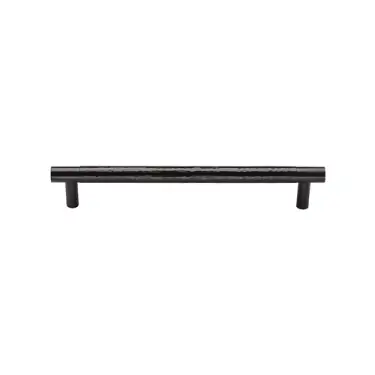 Click Here To Enlarge This Photo Of HAM4461 96-MB M&period;Marcus Heritage Brass Cabinet Pull Partial Hammered Design 96mm CTC Matt Bronze finish