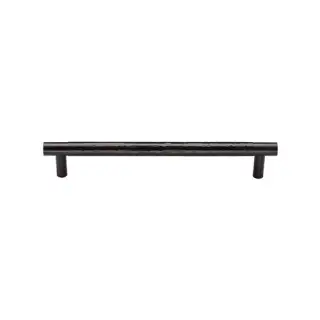 HAM4461 96-MB M&period;Marcus Heritage Brass Cabinet Pull Partial Hammered Design 96mm CTC Matt Bronze finish