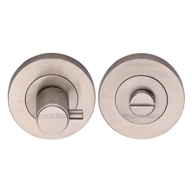 Click Here To Enlarge This Photo Of RS2032K-SN M&period;Marcus Heritage Brass Knurled Turn and Release with Peg Satin Nickel finish